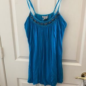 FINAL MARKDOWN American dream beaded neck cami style top medium